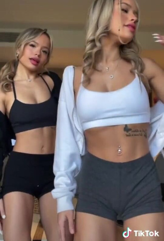 3. Sexy Carly & Christy Connell in Crop Top