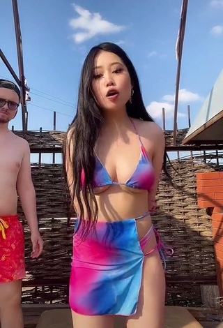 Sweetie Ayushieva Erzhena in Bikini (Underboob)