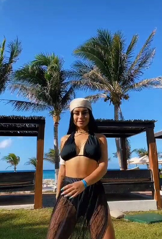 Irresistible Fernanda Ortega in Black Bikini Top