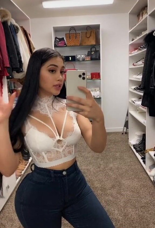 2. Hottest Jailyne Ojeda Ochoa in White Crop Top