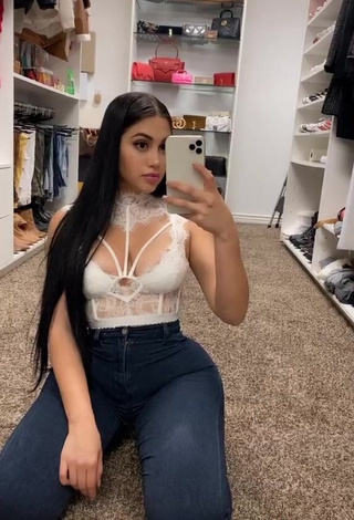 3. Hottest Jailyne Ojeda Ochoa in White Crop Top