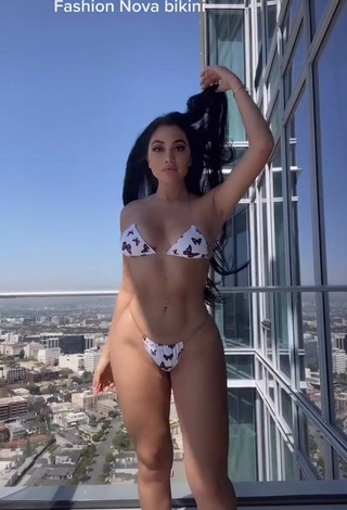 Sweetie Jailyne Ojeda Ochoa in Bikini on the Balcony