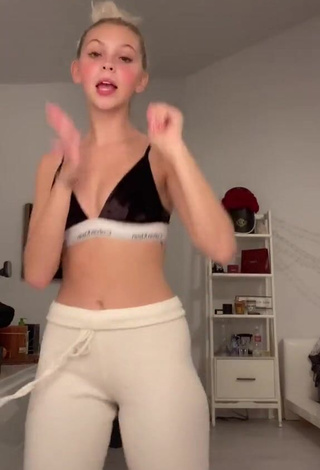 Erotic Jordyn Jones in Black Sport Bra