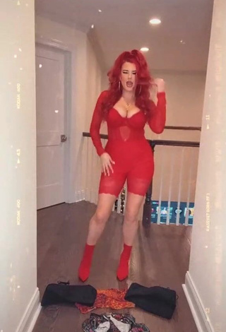 1. Amazing Justina Valentine Shows Cleavage in Hot Crop Top