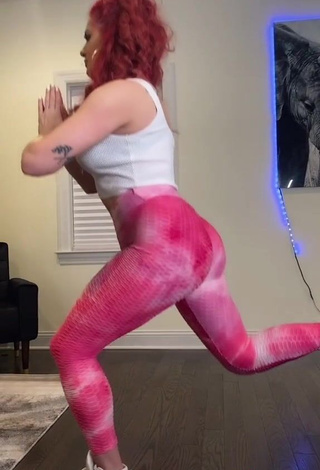 Captivating Justina Valentine Shows Big Butt while doing Fitness Exercises