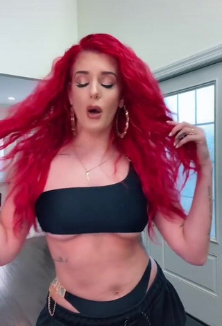 Sweetie Justina Valentine in Black Bikini (Underboob)