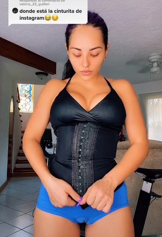 Irresistible Karla Bustillos in Black Sport Bra