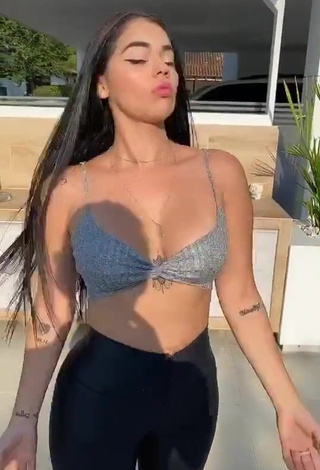 1. Irresistible Nathalia Segura Mena in Black Leggings and Bouncing Tits