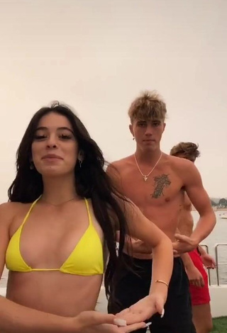 Amazing Lauren Kettering in Hot Yellow Bikini