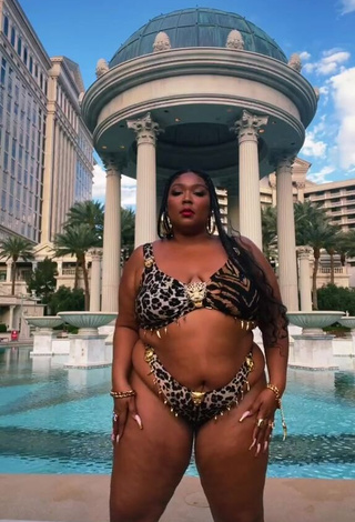 Irresistible Lizzo Shows Big Butt at the Swimming Pool