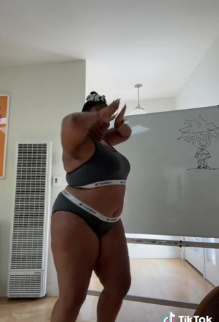 3. Erotic Lizzo in Grey Panties