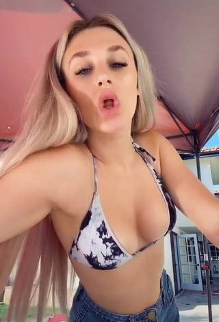 1. Beautiful Madi Monroe Shows Cleavage in Sexy Bikini Top