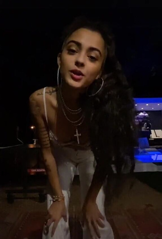 1. Cute Malu Trevejo in Bikini Top