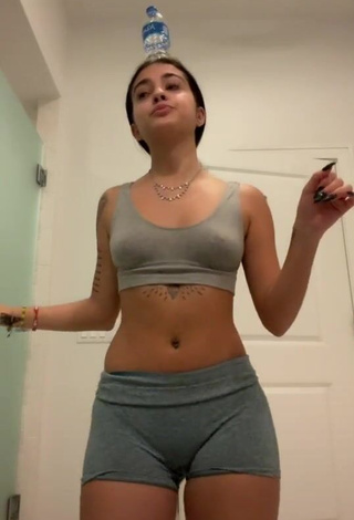 1. Beautiful Malu Trevejo while doing Belly Dance Braless