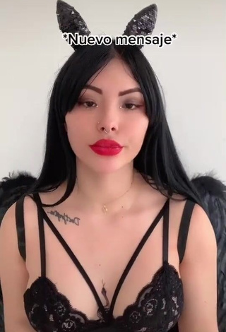 Hot Natalia in Black Bra