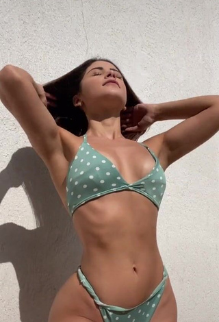 1. Hottest Nathalia Valente in Polka Dot Bikini