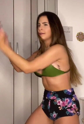 Sweetie Nathalia Valente in Green Bikini Top