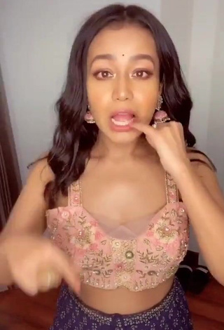 Erotic Neha Kakkar in Floral Crop Top