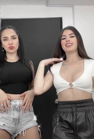 1. Captivating Nicole García in Crop Top