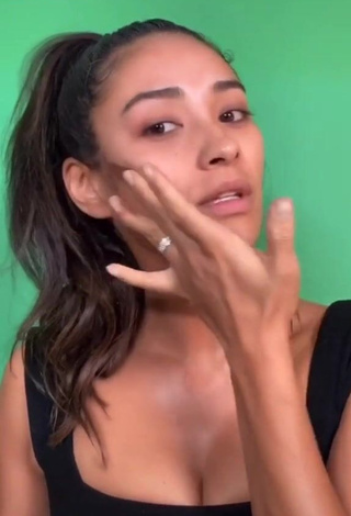 1. Erotic Shay Mitchell Shows Cleavage