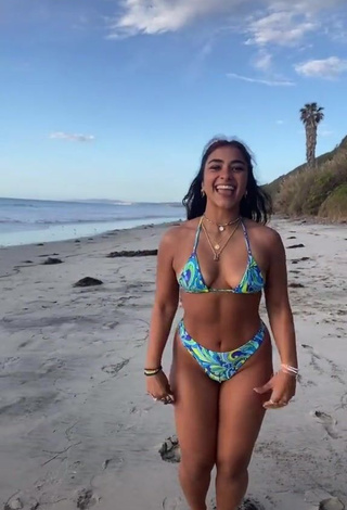 Sienna Mae Gomez Looks Elegant in Bikini at the Beach