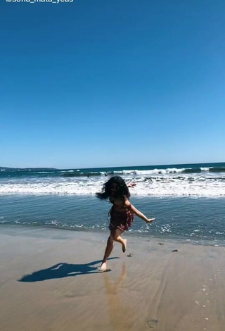 1. Sweetie Sofia Mata in Crop Top at the Beach