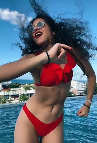 3. Hottest Sofia Mata in Red Bikini