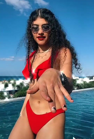 3. Sweetie Sofia Mata in Red Bikini