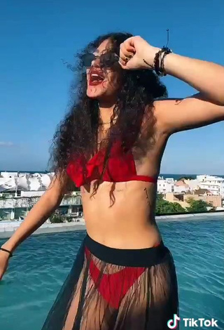 3. Wonderful Sofia Mata in Red Bikini