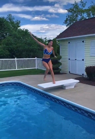 Cute Sydney Morgan in Bikini at the Swimming Pool