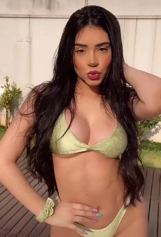 1. Irresistible Tainá Costa in Golden Bikini