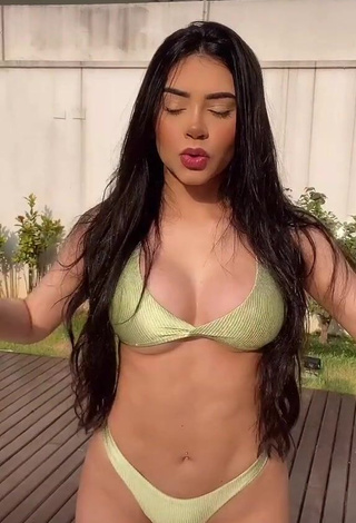 2. Irresistible Tainá Costa in Golden Bikini