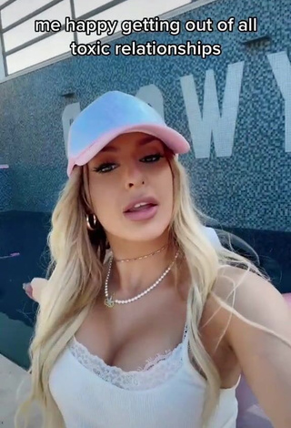 1. Hot Tana Mongeau Shows Cleavage