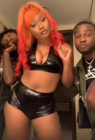 Erotic Megan Thee Stallion Shows Cleavage