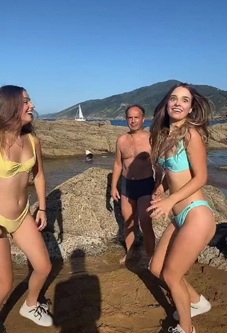 Sexy Aitana & Paula Etxeberria in Bikini at the Beach