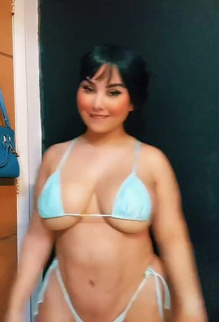 Sensual Victoria Matosa in Bikini and Bouncing Tits (Underboob)