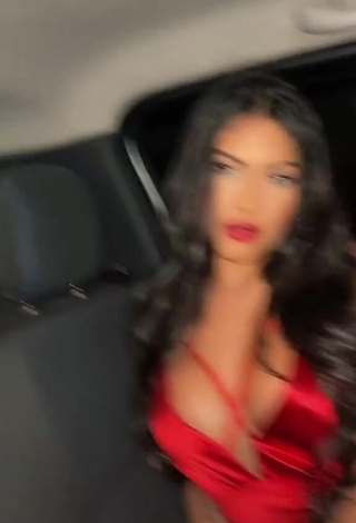 1. Erotic Ayarla Souza in Red Dress