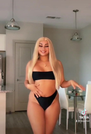 3. Sweetie BbygShai in Black Bikini