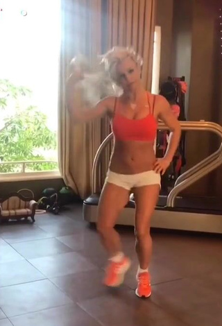 1. Erotic Britney Spears in Orange Crop Top