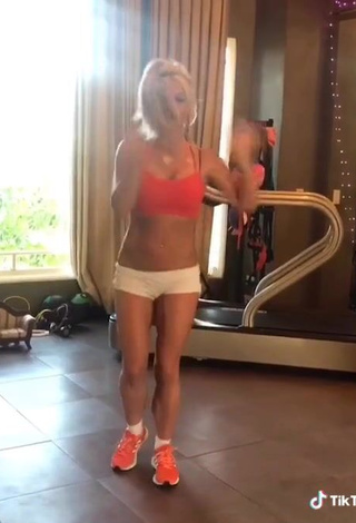 3. Erotic Britney Spears in Orange Crop Top