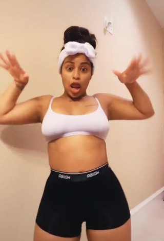 Sweetie Carmen Pritchett in White Crop Top