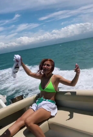 Irresistible Dani Russo in Bikini Top on a Boat